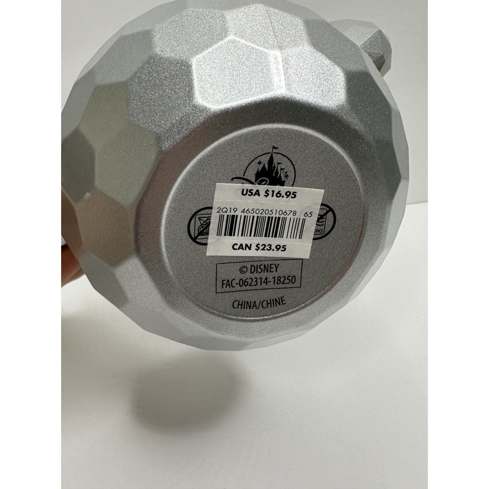 Walt Disney World Epcot Mickey Mouse Ears Drink Cup Straw Spaceship Earth - Picture 8 of 9
